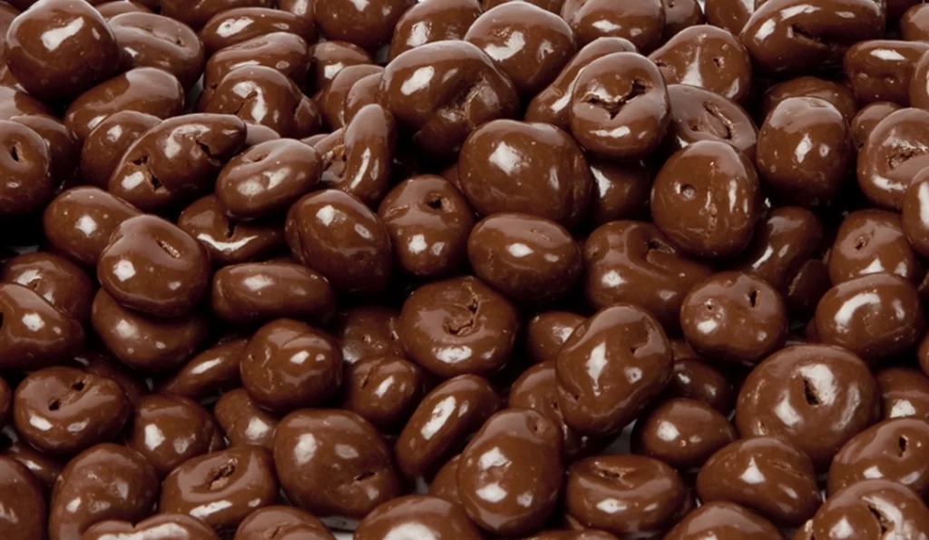 novo destaque carino ingredientes frutas drageadas uva chocolate